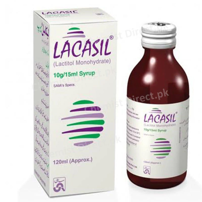Lacasil Syp 120ml Syrup Sami Pharmaceuticals Pvt Ltd Laxatives Lactitol Monohydrate