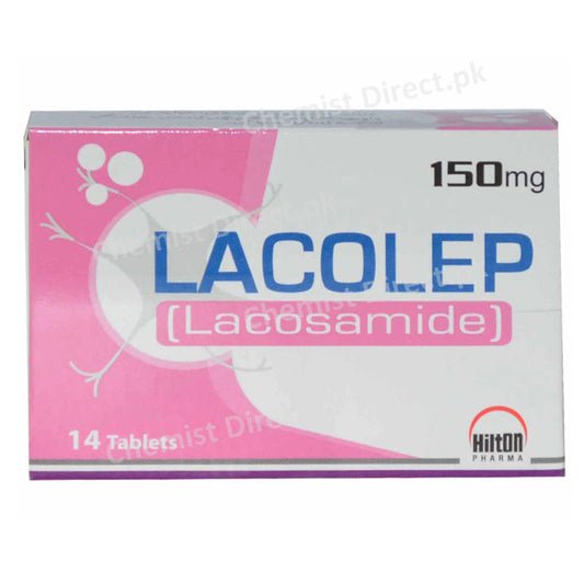 Lacolep 150mg Tab Tablet Hilton Pharma PVT LTD Anti convulsant Neuropathic Pain Lacosamide