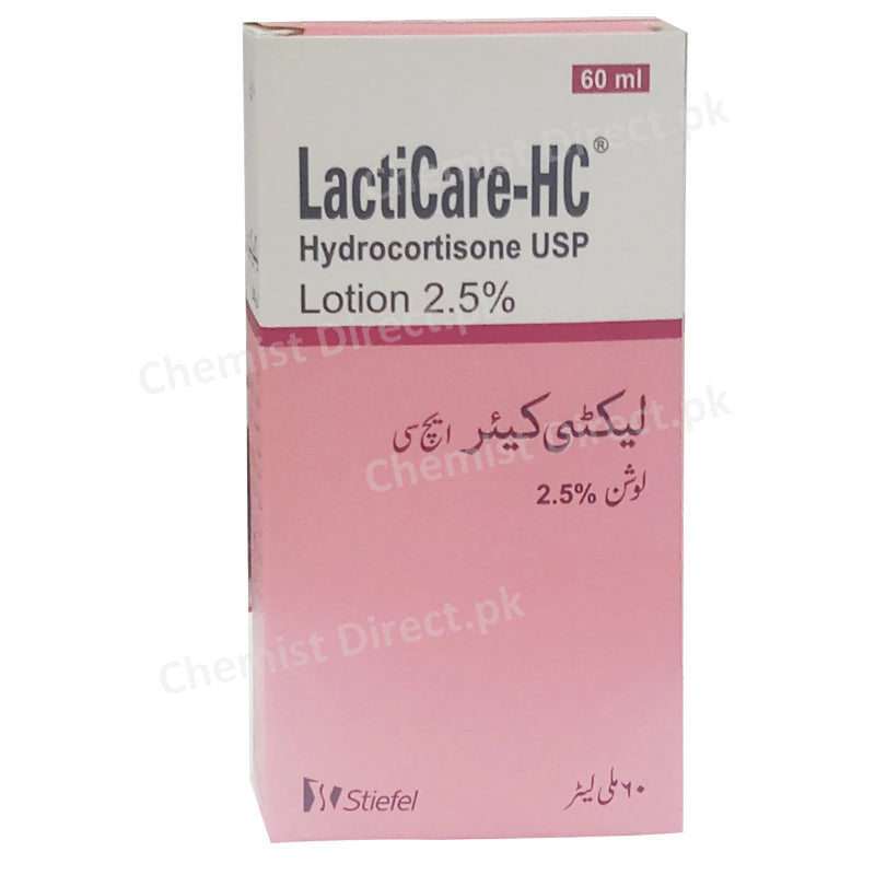 Lacticare HC Lotion 2.5 GLAXOSMITHKLINE Corticosteroids Hydrocortisone