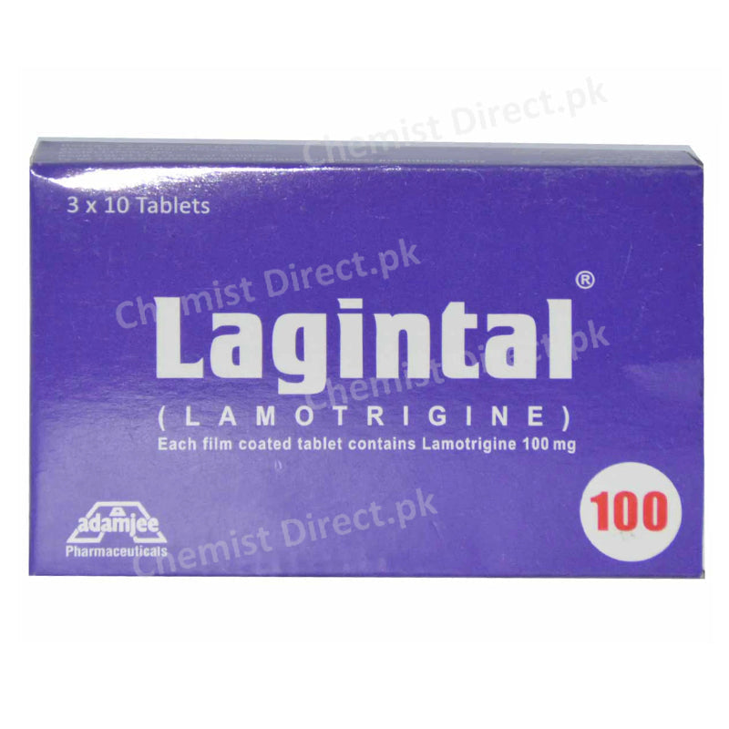 Lagintal 100mg Tab Tablet Adamjee Pharma Lamotrigine