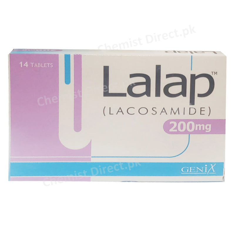 Lalap 200mg Tablet Genix Pharma Anti-Epileptic lacosamide