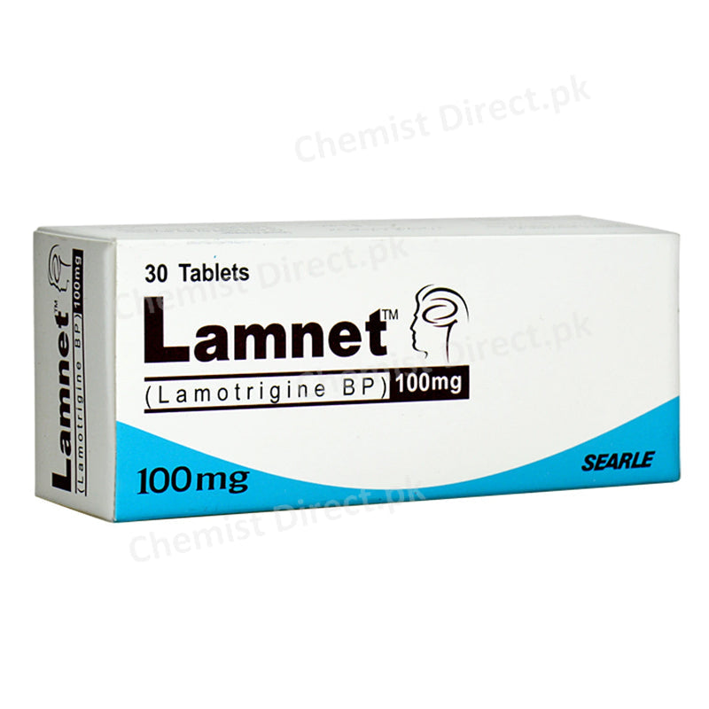 Lamnet 100mg Tablet Lamotrigine Anti-Epileptic Searle pakistan