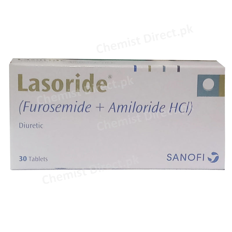 Lasoride Table 40 5mg Sanofi Aventis Loop Diuretic Potassium Sparing Agents Furosemide 40mg Amiloride Hcl 5mg