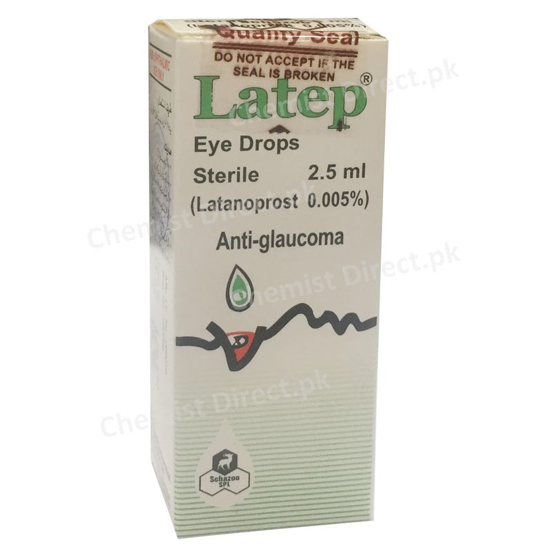 Latep Eye Drops Schazoo Pharmaceuticals Pvt Ltd Anti Glaucoma Latanoprost Store At 2 80c Do Not Freeze