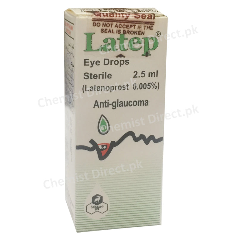 Latep Eye Drops Schazoo Pharmaceuticals Pvt Ltd Anti Glaucoma Latanoprost Store At 2 80c Do Not Freeze