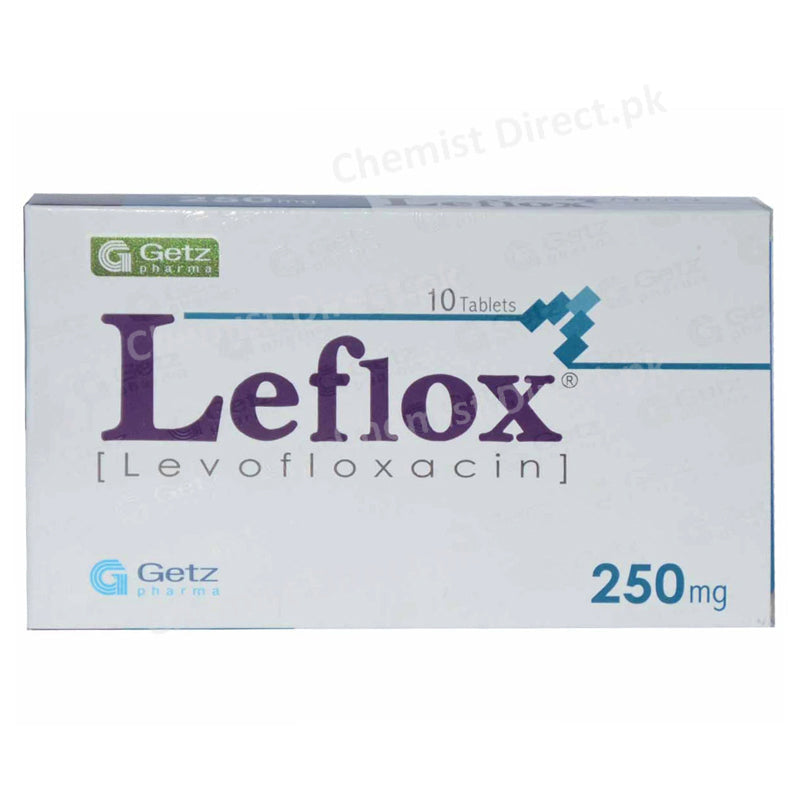 Leflox 250mg Tablet Levofloxacin Getz Pharmaceuticals Anti-bacterial