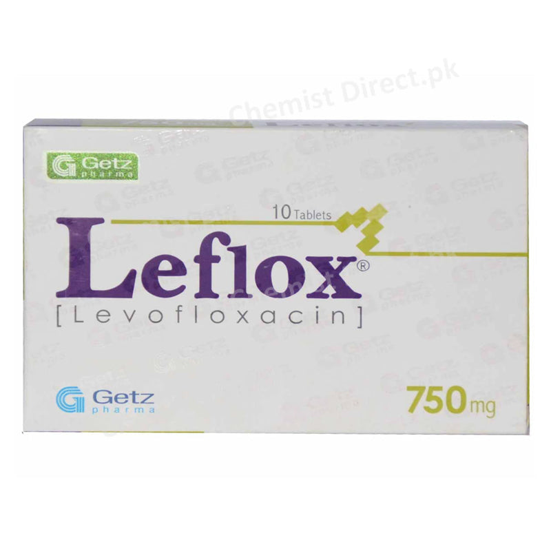 Leflox 750mg Tablet Levofloxacin Getz Pharmaceuticals Anti-bacterial