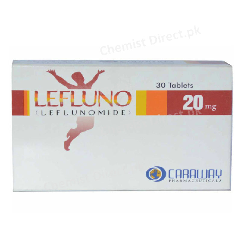 Lefluno 20mg Tablet Caraway Pharmaceuticals Leflunomide Disease Modifier For Arthritis