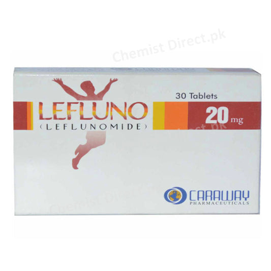 Lefluno 20mg Tablet Caraway Pharmaceuticals Leflunomide Disease Modifier For Arthritis