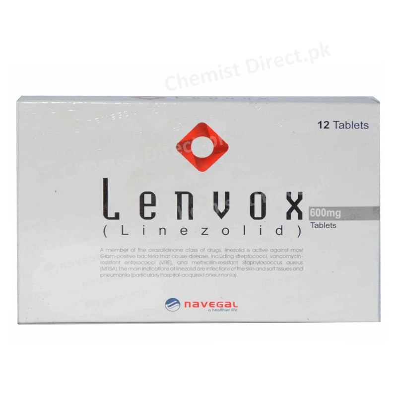 Lenvox 600mg Tablet Navegal Laboratories Linzolid