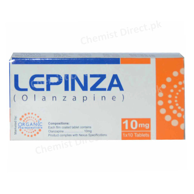 Lepinza 10mg Tablet Olanzapine Organic pharmaceuticals