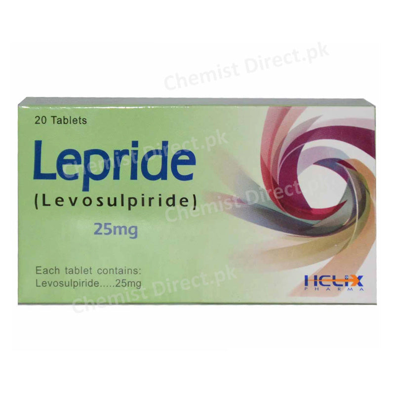 Lepride 25mg Tablet Helix Pharma Gastroprokinetic Psychosis Levosulpiride