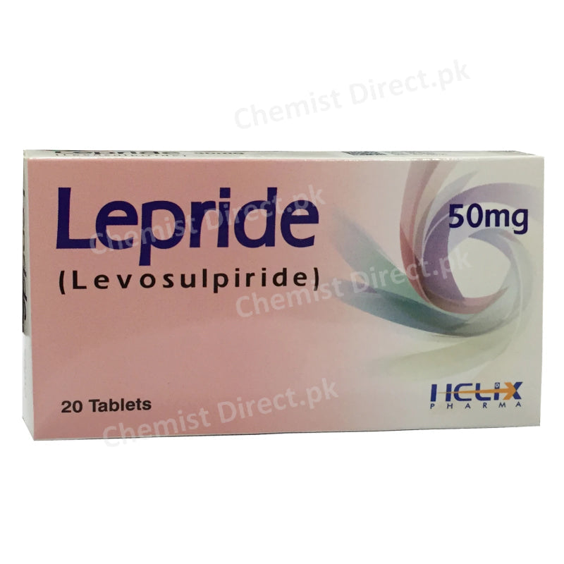 Lepride 50mg Tablet Helix Pharma Gastroprokinetic Psychosis Levosulpiride