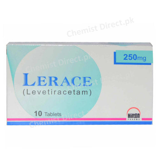 Lerace 250mg Tablet Hilton Pharma Anti-Epileptic Levetiracetam