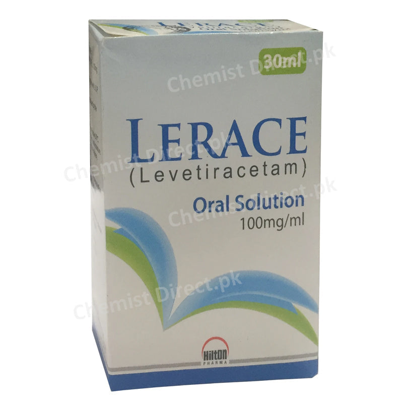 Lerace Oral Solution 30ml Hilton Pharma Anti-Epileptic Levetiracetam