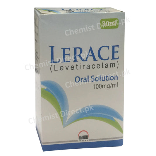 Lerace Oral Solution 30ml Hilton Pharma Anti-Epileptic Levetiracetam
