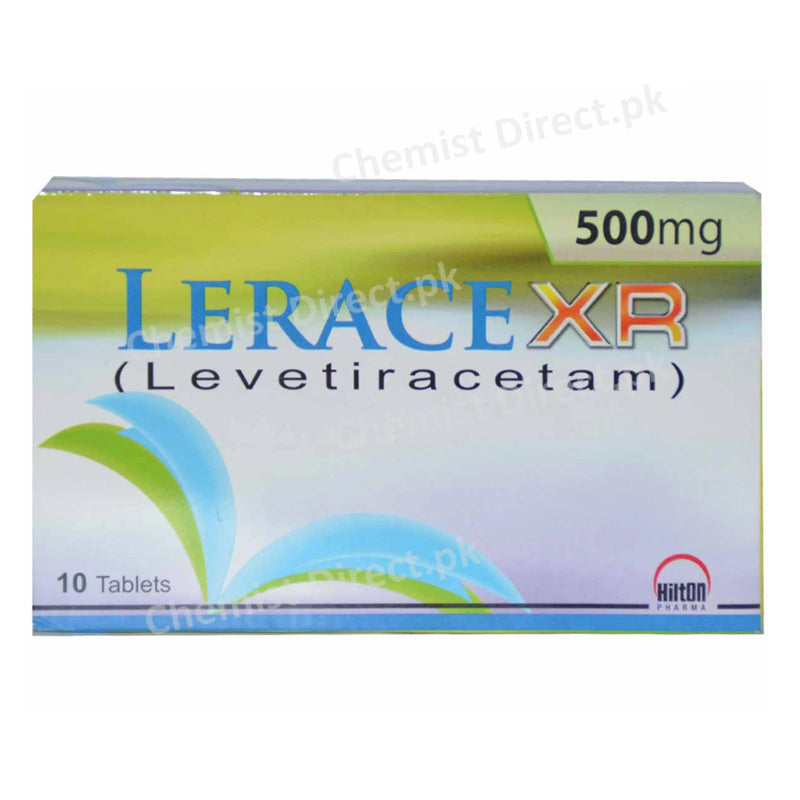 Lerace XR 500mg Tablet Hilton Pharma Anti-Epileptic Levetiracetam
