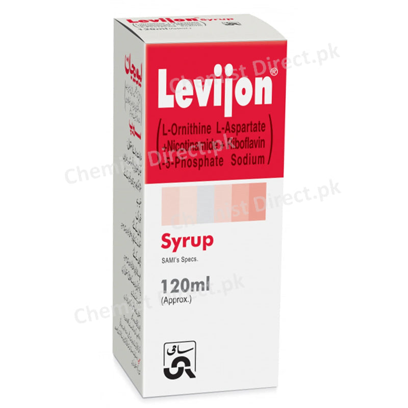 Levijon Syp 120ml Syrup Sami Pharmaceuticals Liver Protectant L Ornithine L Aspartate