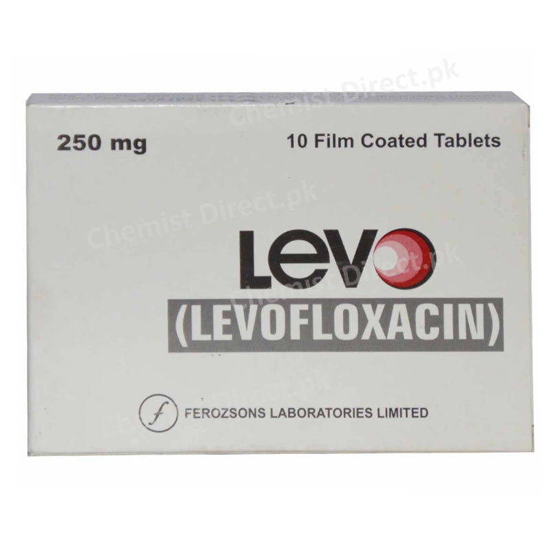 Levo 250mg Tablet Ferozsons Laboratories Ltd Quinolones Anti Bacterial Levofloxacin 