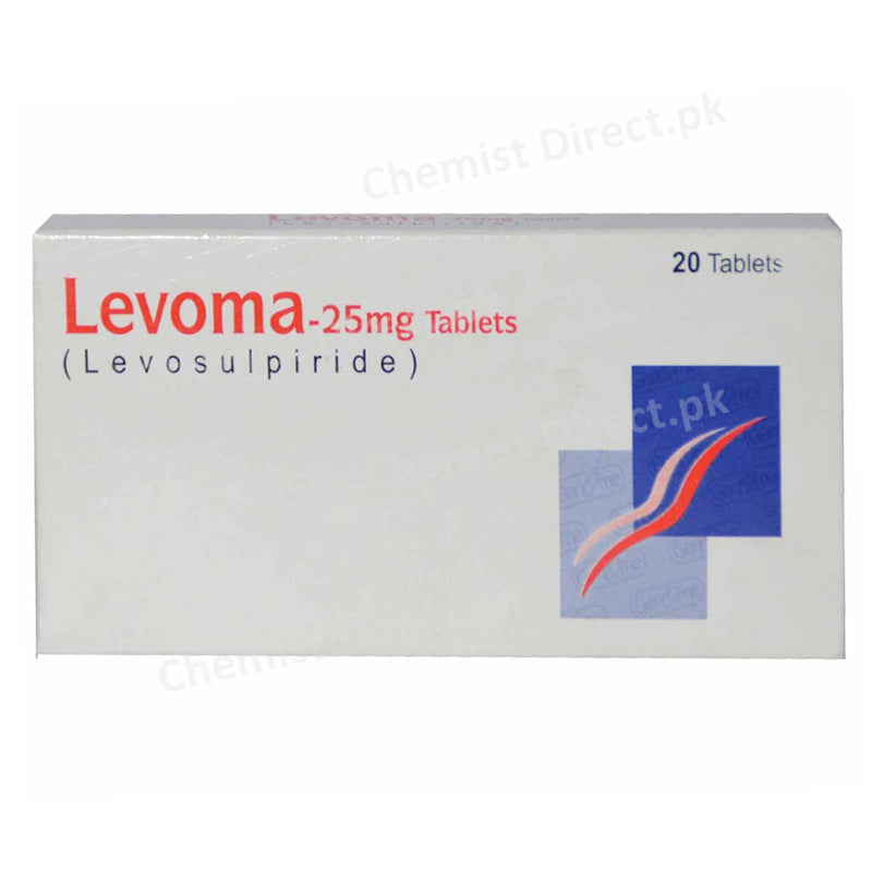 Levoma 25mg Tablet Genome Pharmaceuticlas PVT LTD Levosulpiride
