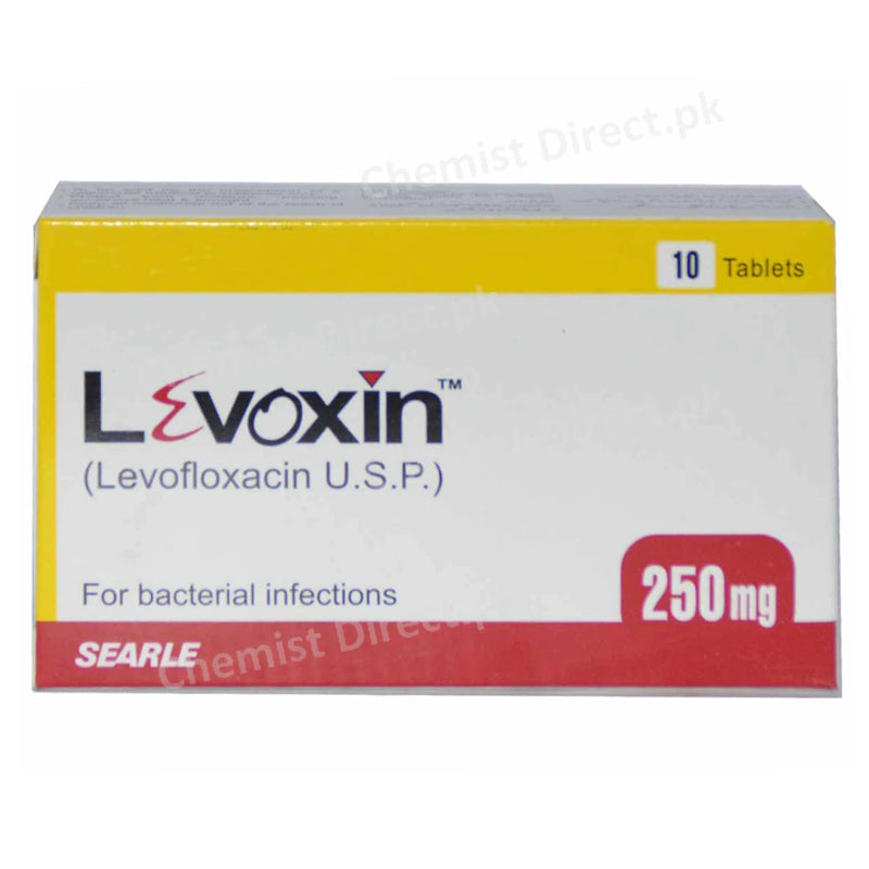 Levoxin 250mg Tablet Searle Pakistan Quinolones Anti Bacterial Levofloxacin