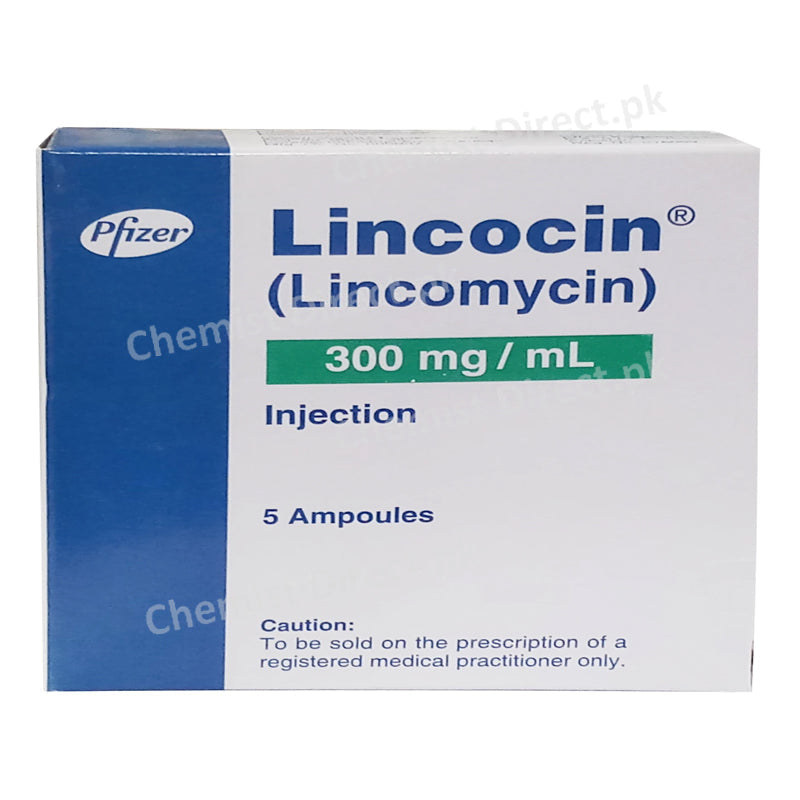 Lincocin 300mg/ml Injection Anti-bacterial Lincomycin Pfizer Pakistan