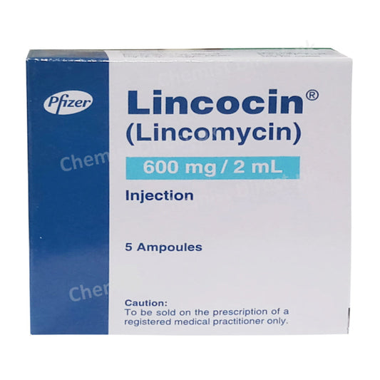 Lincocin 600mg/2ml Injection Anti-bacterial Lincomycin Pifzer Pakistan