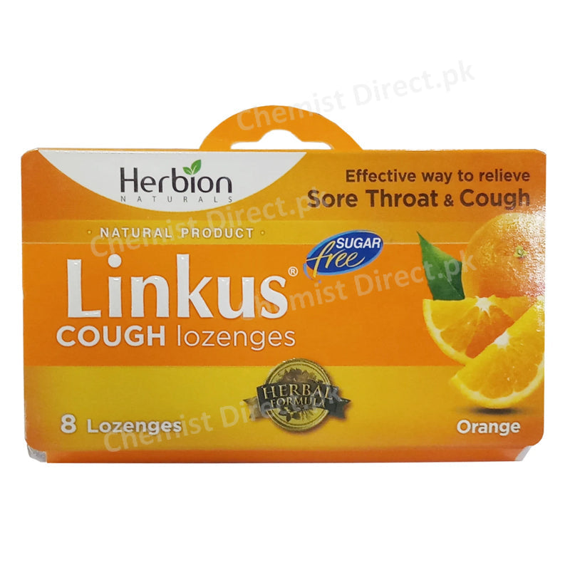 Linkus Cough Lozenges Sore Throat Cough Herbion Naturals Sugar Free