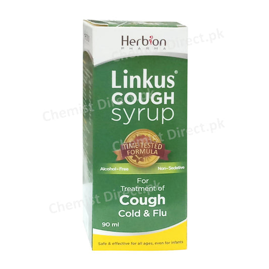 Linkus Cough Syrup 90ml Herbion Pharma Cough Cold&Flu