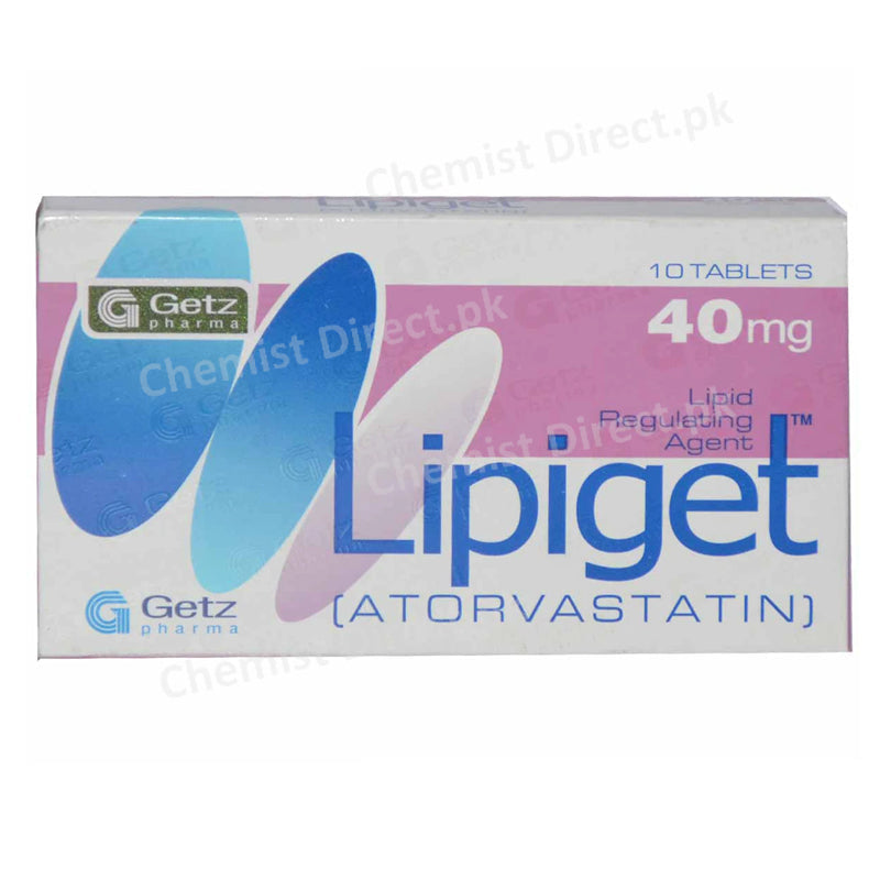 Lipiget 40mg Tablet Getz Pharma Pakistan Pvt Ltd Statins Atorvastatin