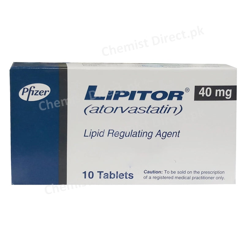 Lipitor 40mg Tablet Pfizer Pakistan Statins Atorvastatin