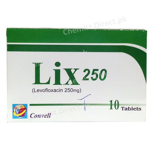 Lix 250mg Tablet Convel Pharma Levofloxacin