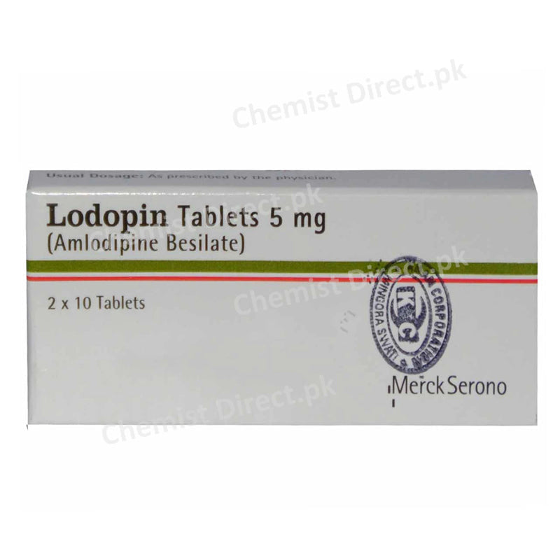 Lodopin 5mg Tablet Martin Dow Pharmaceuticals Calcium Antagonists Amlodipine Besilate