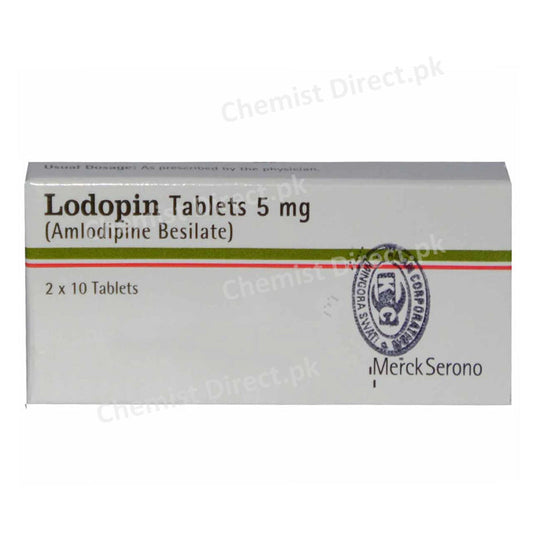 Lodopin 5mg Tablet Martin Dow Pharmaceuticals Calcium Antagonists Amlodipine Besilate