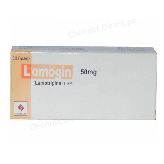 Lomogin Tablet 50mg Standpharm Anti-epileptic Lamotrigine