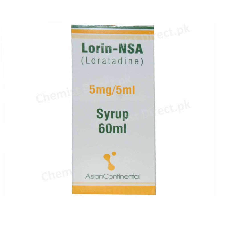 Lorin-Nsa 5Mg/5Ml 60Ml Syrup Medicine