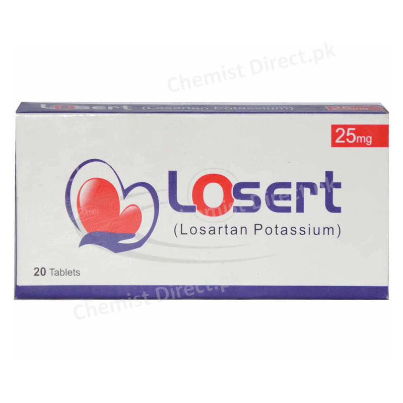 Losert 25mg Tablet Genome Pharma Losartan Potassium