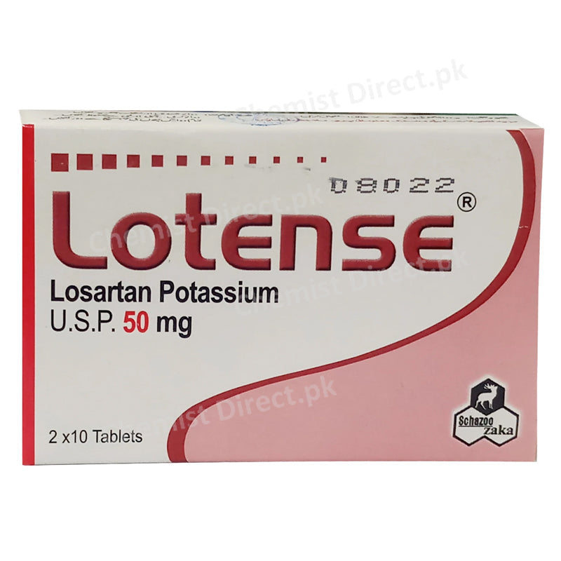 Lotense 50Mg Tablet Medicine