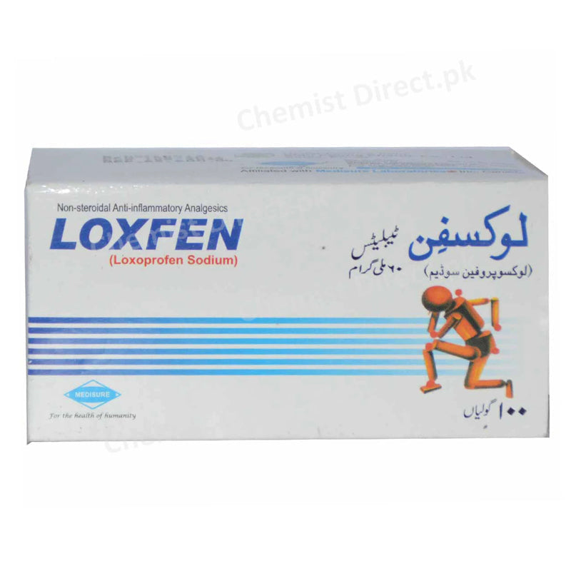 Loxfen 60mg Tablet Loxoprofen Sodium Medisure Phamraceuticals Nsaid