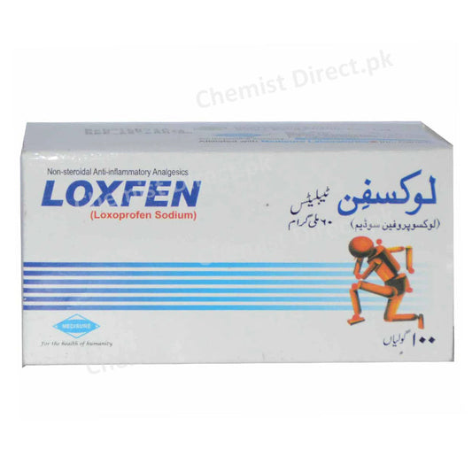 Loxfen 60mg Tablet Loxoprofen Sodium Medisure Phamraceuticals Nsaid