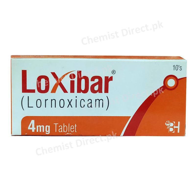loxibar 4mg Tablet Lornoxicam Barrett Hodgson