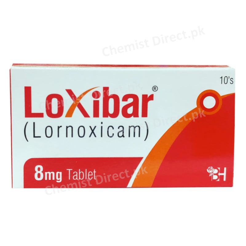 loxibar 8mg Tablet Lornoxicam Barrett Hodgson