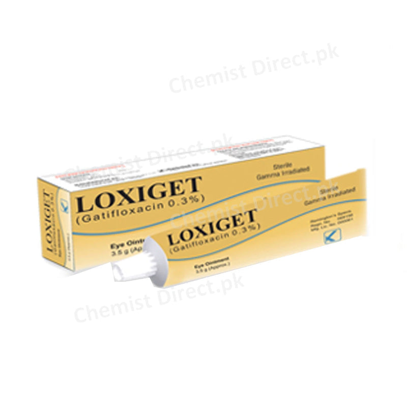 Loxiget Eye Ointment 3.5gram Kobec Health Sciences Anti-Infective Gatifloxacin 0.3%