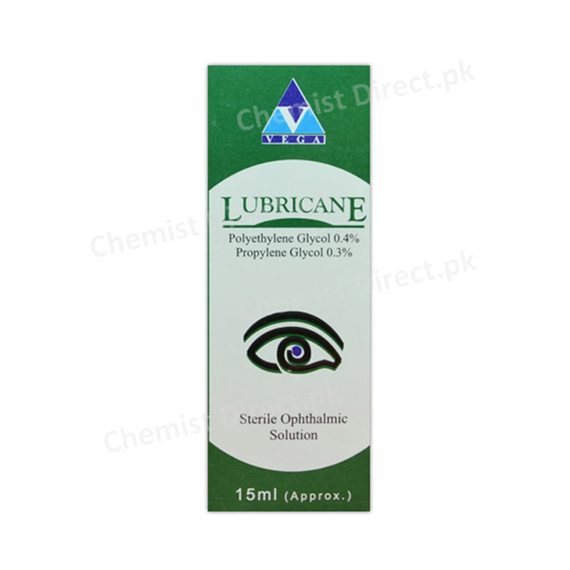 Lubricane Eye Drop Polyethylene Glycol 0.4% Propylene Glycol 0.3% Vega Phamra