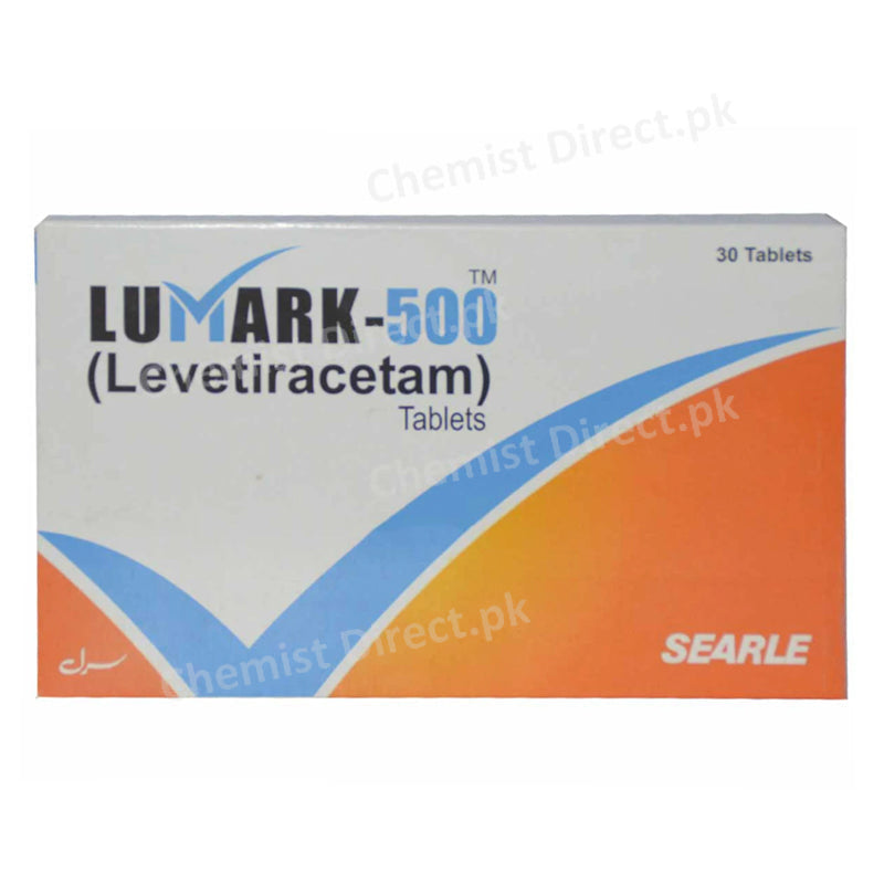 Lumark 500mg Tablet Anti-Epileptic Levetiracetam Searle Pakistan