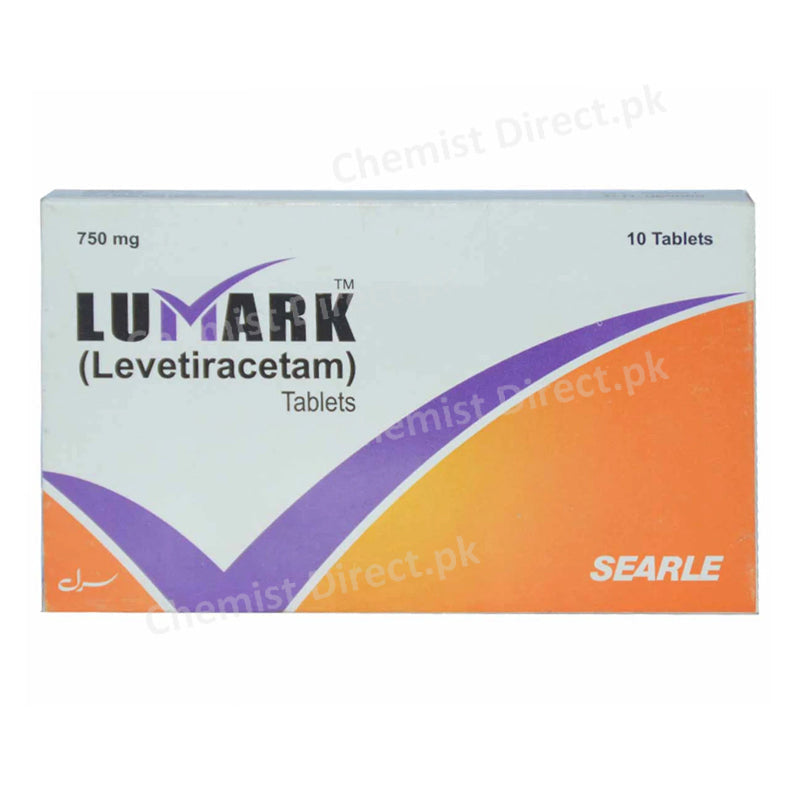 Lumark 750mg Tablet Anti-Epileptic Levetiracetam Searle Pakistan