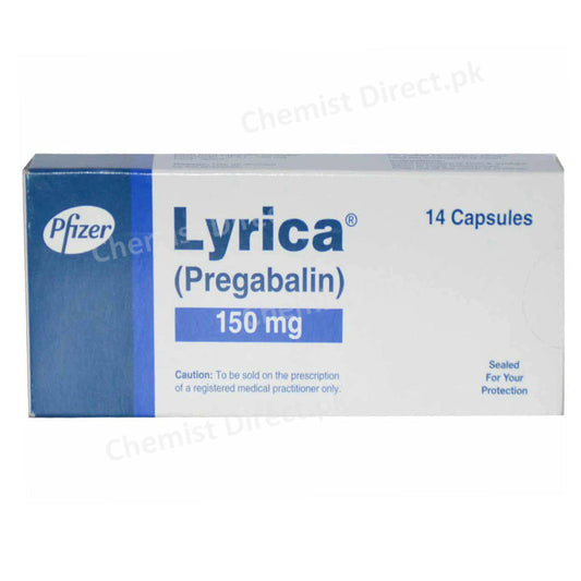 Lyrica 150mg Capsule Pfizer Pakistan Neuropathic Pain Pregabalin