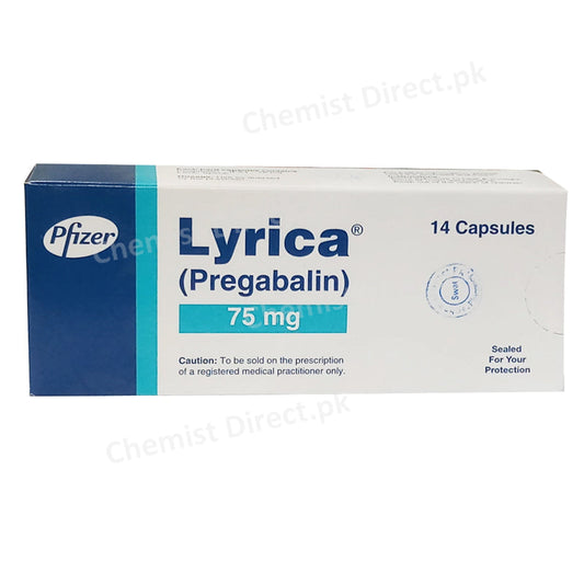 Lyrica 75mg Capsule Pfizer Pakistan Neuropathic Pain Pregabalin