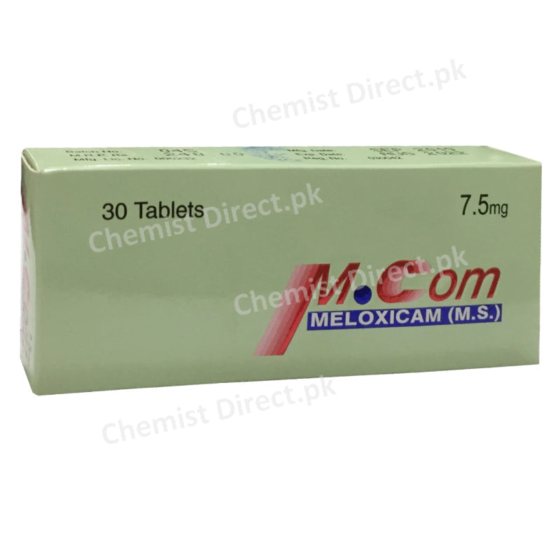 M.Com 7.5mg Tablet Wilshire Laboratories Pvt Ltd NSAID Meloxicam