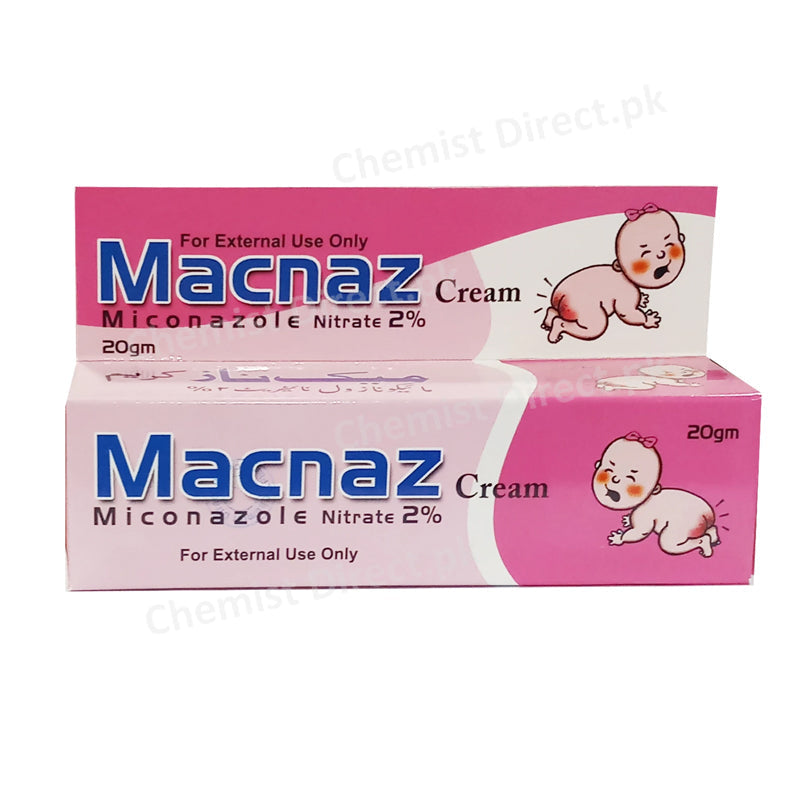 Macnaz Cream 2% 20mg Miconazole Opal Laboratories